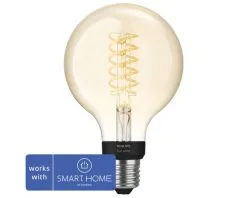PHILIPS Hue White LED Filament Lamp E27/7W G93