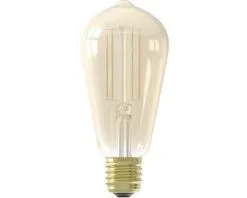 CALEX Smart LED Filament Lamp E27/7W ST64 CCT Goud