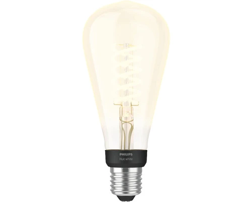 PHILIPS Hue White LED Filament Lamp E27/7W ST72 4 PHILIPS Hue White LED Filament Lamp E27/7W ST72 - Afbeelding 2