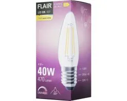 FLAIR LED Lamp E27/4W C35 Warmwit Helder -LED-lampen Lamp Bulb Shop DV 8 10437226 05 4c DE 20220401114753