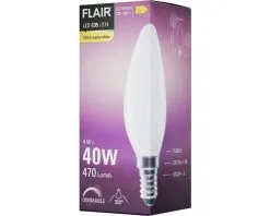 FLAIR LED Lamp E14/4W C35 Warmwit Mat -LED-lampen Lamp Bulb Shop DV 8 10437230 05 4c DE 20220401114753