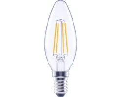FLAIR LED Lamp E14/2W C35 Warmwit Helder