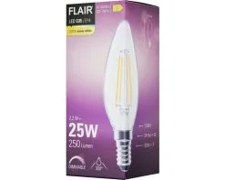 FLAIR LED Lamp E14/2W C35 Warmwit Helder -LED-lampen Lamp Bulb Shop DV 8 10437371 05 4c DE 20220401124750
