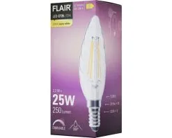 FLAIR LED Lamp E14/2W CT35 Warmwit Helder -LED-lampen Lamp Bulb Shop DV 8 10437382 05 4c DE 20220401121758