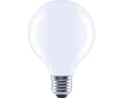 FLAIR LED Lamp E27/6,5W G80 Warmwit Mat