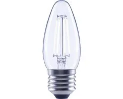 FLAIR LED Lamp E27/4W C35 Neutraalwit Helder