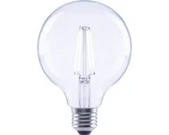 FLAIR LED Lamp E27/6,5W G95 Neutraalwit Helder