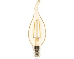 FLAIR LED Filament Lamp E14/2W CL35 Amber