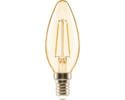 FLAIR LED Filament Lamp E14/2W C35 Amber