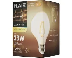 FLAIR LED Lamp E27/4W G80 Warmwit Amber -LED-lampen Lamp Bulb Shop DV 8 10445498 06 4c DE 20220401164658