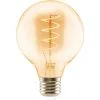 FLAIR LED Lamp E27/4W G80 Spiraal Warmwit Amber
