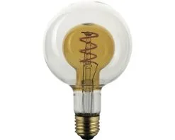 FLAIR LED Lamp E27/4W G95 Warmwit Helder/amber