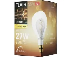 FLAIR LED Lamp E27/4W PS150 Warmwit Helder/rookglas -LED-lampen Lamp Bulb Shop DV 8 10445654 04 4c DE 20220329051654