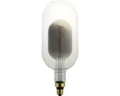 FLAIR LED Lamp E27/4W DG150 Warmwit Helder/rookglas