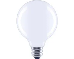 FLAIR LED Lamp E27/6,5W G95 Daglicht Wit Mat