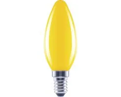 FLAIR LED Lamp E14/2W C35 Geel