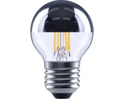 FLAIR LED Kopspiegellamp E27/4W G45 Warmwit Zilver-helder