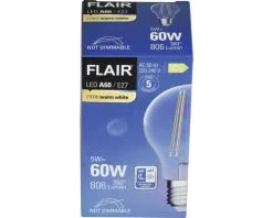 FLAIR LED Lamp Met Schemersensor E27/6,5W A60 Warmwit Helder -LED-lampen Lamp Bulb Shop DV 8 10462805 04 4c DE 20211204214654