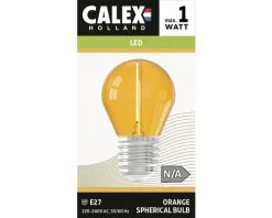 CALEX LED-lamp E27/0,5W Oranje