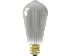 CALEX Smart LED Filament Lamp E27/7W ST64 Smokey Grijs