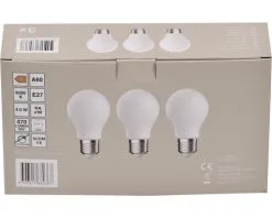 LED Lamp E27/4,5W A60 Daglichtwit Mat, 3 Stuks -LED-lampen Lamp Bulb Shop DV 8 10548774 02 4c DE 20221223101655