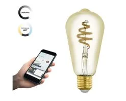 EGLO CROSSLINK.Z LED Lamp E27/5,5W ST64 CCT Amber -LED-lampen Lamp Bulb Shop DV 8 10555563 04 4c NL 20230104131758