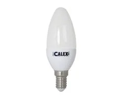 CALEX LED-lamp Flame E14/3,4W Kaarsvorm Mat Warmwit