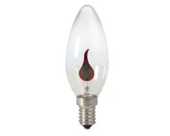 CALEX LED Filament Lamp E14/3W Kaarsvorm, Flakkerend