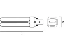 SYLVANIA Energiespaarlamp Lynx-D G24d-3/26W Wit -LED-lampen Lamp Bulb Shop DV 8 8290291 06 4c DE 20161201211700 2