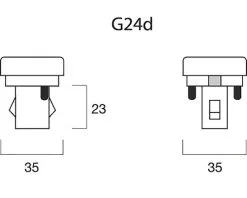 SYLVANIA Energiespaarlamp Lynx-D G24d-1/13W Wit -LED-lampen Lamp Bulb Shop DV 8 8290291 07 4c DE 20161201211700 3